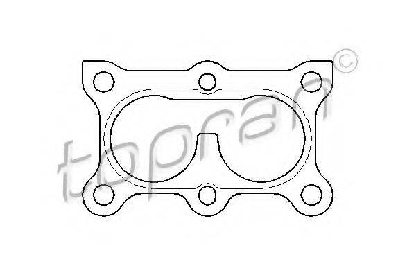 TOPRAN 108179 Прокладка, труба вихлопного газу