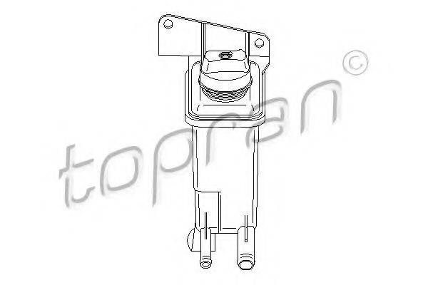 TOPRAN 110689 Компенсаційний бак, гідравлічного масла услювача керма