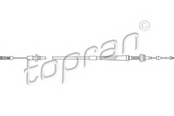 TOPRAN 103086 Тросик газу