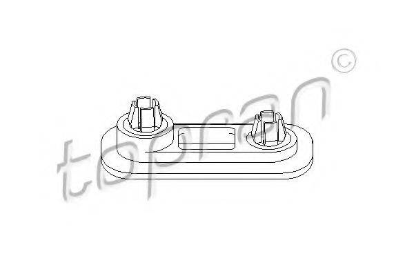 TOPRAN 102545 Кронштейн, буфер