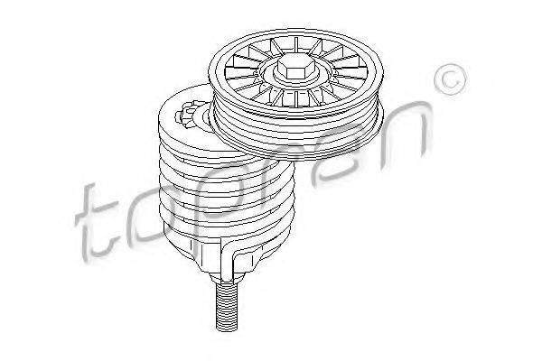 TOPRAN 108495 Натягувач ременя, клинового зубча