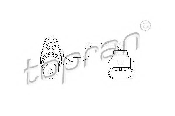 TOPRAN 112109 Датчик частоти обертання, керування двигуном