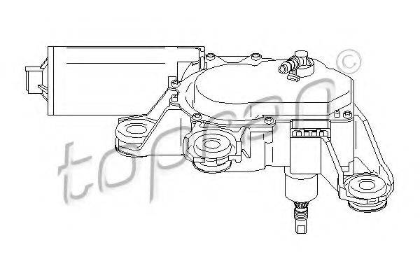 TOPRAN 111300 Двигун склоочисника