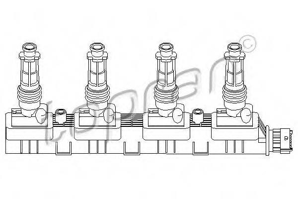 TOPRAN 206642 Котушка запалювання