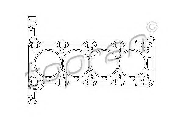 TOPRAN 206137 Прокладка, головка циліндра