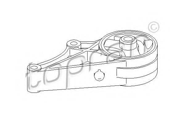 TOPRAN 206579 Підвіска, двигун