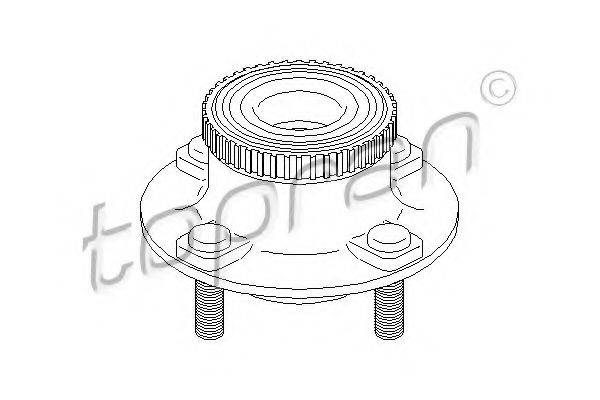 TOPRAN 300280 Маточина колеса
