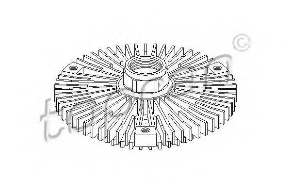 TOPRAN 400605 Зчеплення, вентилятор радіатора