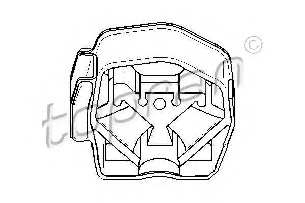 TOPRAN 401416 Підвіска, двигун