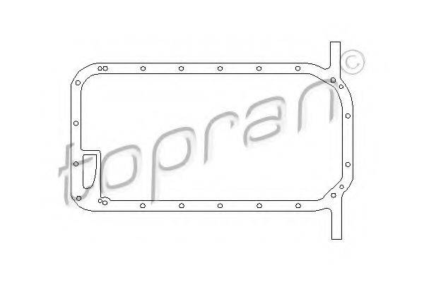 TOPRAN 500779 Прокладка, масляний піддон