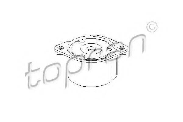 TOPRAN 501499 Натягувач ременя, клинового зубча