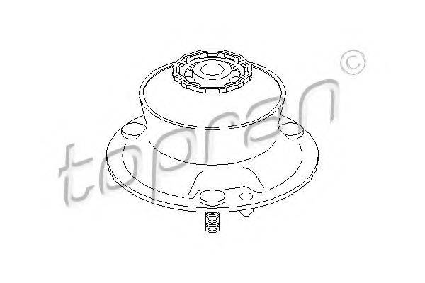 TOPRAN 500835 Опора стійки амортизатора