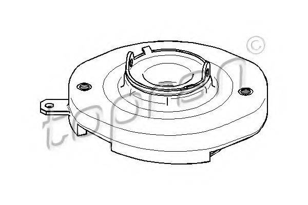TOPRAN 700157 Опора стійки амортизатора