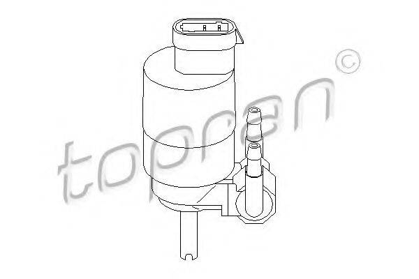 TOPRAN 700174 Водяний насос, система очищення вікон