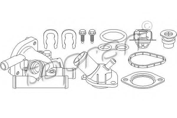 TOPRAN 700531 Корпус термостату