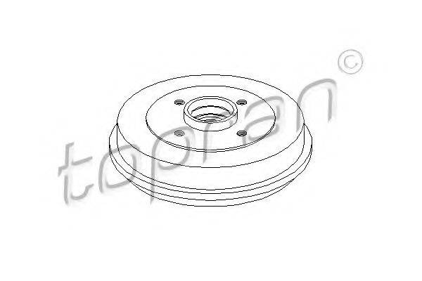 TOPRAN 721216 Гальмівний барабан