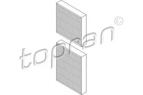 TOPRAN 720336 Фільтр, повітря у внутрішньому просторі