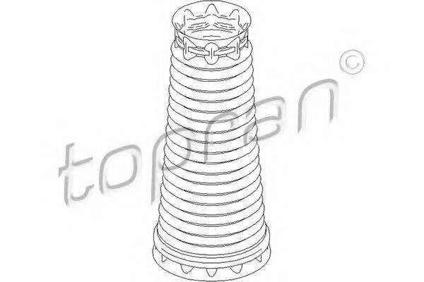 TOPRAN 722481 Захисний ковпак / пильник, амортизатор