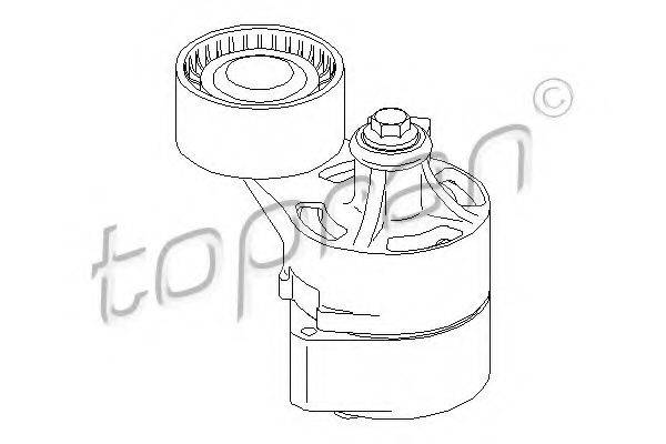 TOPRAN 304105 Натягувач ременя, клинового зубча