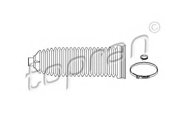 TOPRAN 401813 Комплект пильника, рульове керування