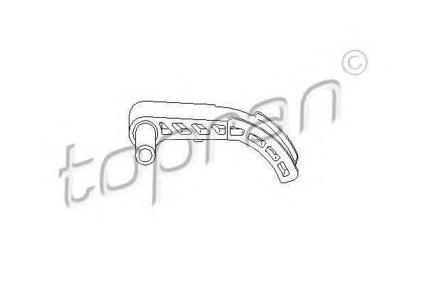 TOPRAN 407908 Планка натяжного пристрою, ланцюг розподільного приводу.