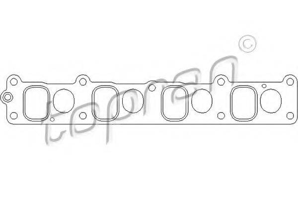 TOPRAN 207618 Прокладка, впускний колектор
