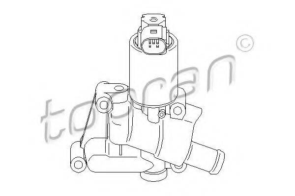 TOPRAN 207884 Клапан повернення ОГ