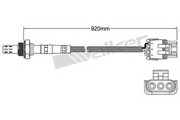 WALKER PRODUCTS 25023138 Лямбда-зонд