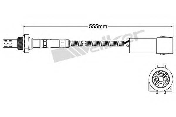 WALKER PRODUCTS 25023819 Лямбда-зонд