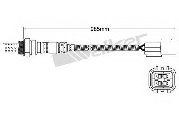 WALKER PRODUCTS 25024026 Лямбда-зонд