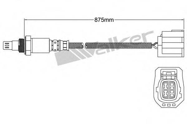 WALKER PRODUCTS 80094001 Лямбда-зонд