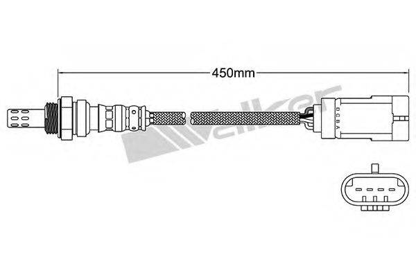 WALKER PRODUCTS 250241011 Лямбда-зонд