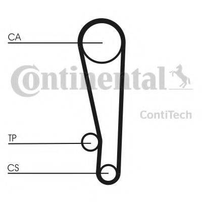 CONTITECH CT1013K1 Комплект ременя ГРМ