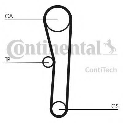 CONTITECH CT505 Ремінь ГРМ