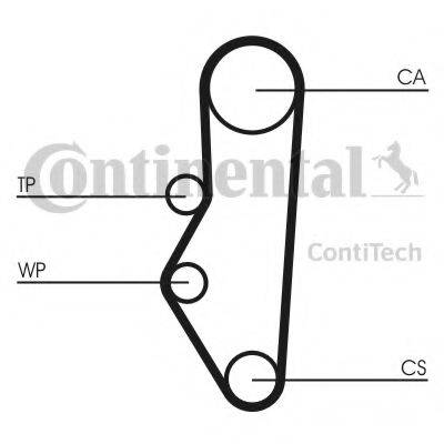 CONTITECH CT525K1 Комплект ременя ГРМ