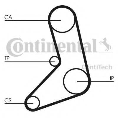 CONTITECH CT542 Ремінь ГРМ