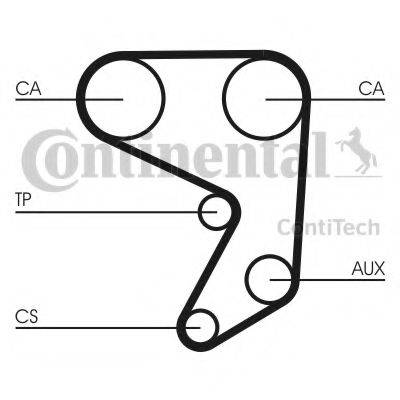 CONTITECH CT598K1 Комплект ременя ГРМ