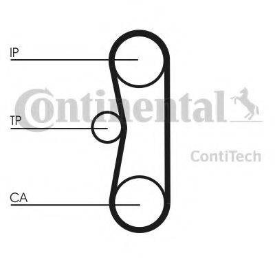 CONTITECH CT662 Ремінь ГРМ