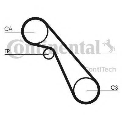 CONTITECH CT703 Ремінь ГРМ