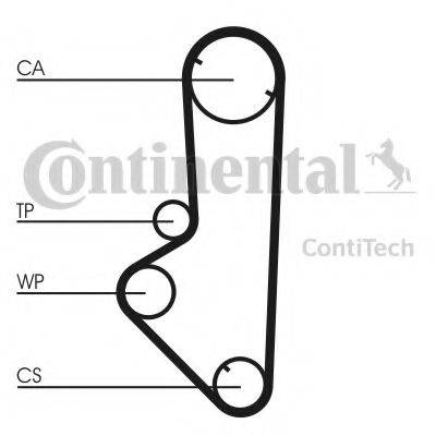 CONTITECH CT707 Ремінь ГРМ