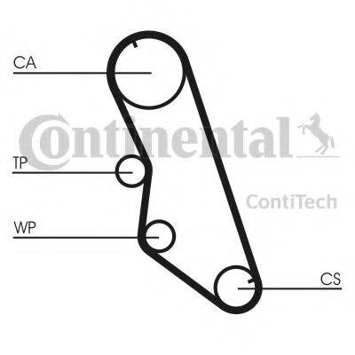 CONTITECH CT754 Ремінь ГРМ