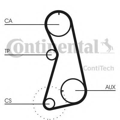 CONTITECH CT848 Ремінь ГРМ