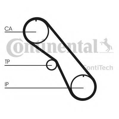 CONTITECH CT861K1 Комплект ременя ГРМ