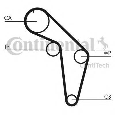 CONTITECH CT926K1 Комплект ременя ГРМ