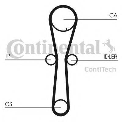 CONTITECH CT954K1 Комплект ременя ГРМ