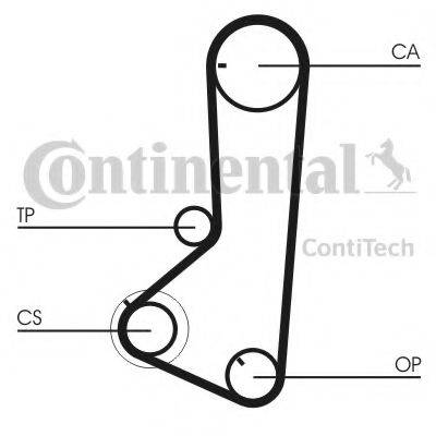 CONTITECH CT836K1 Комплект ременя ГРМ