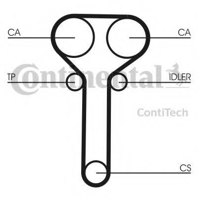 CONTITECH CT978K1 Комплект ременя ГРМ