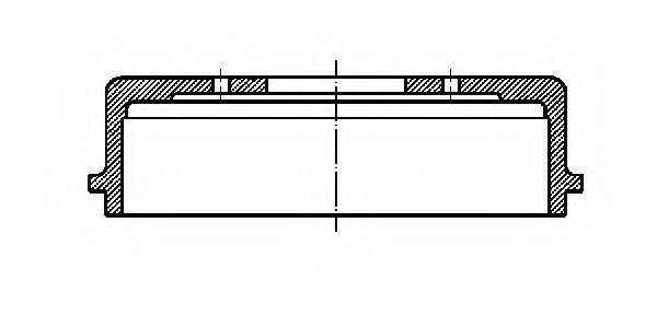 CIFAM 700233 Гальмівний барабан