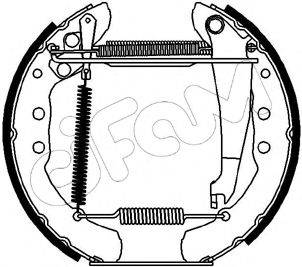 CIFAM 151131 Комплект гальмівних колодок