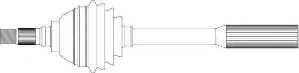 GENERAL RICAMBI CI3002 Приводний вал